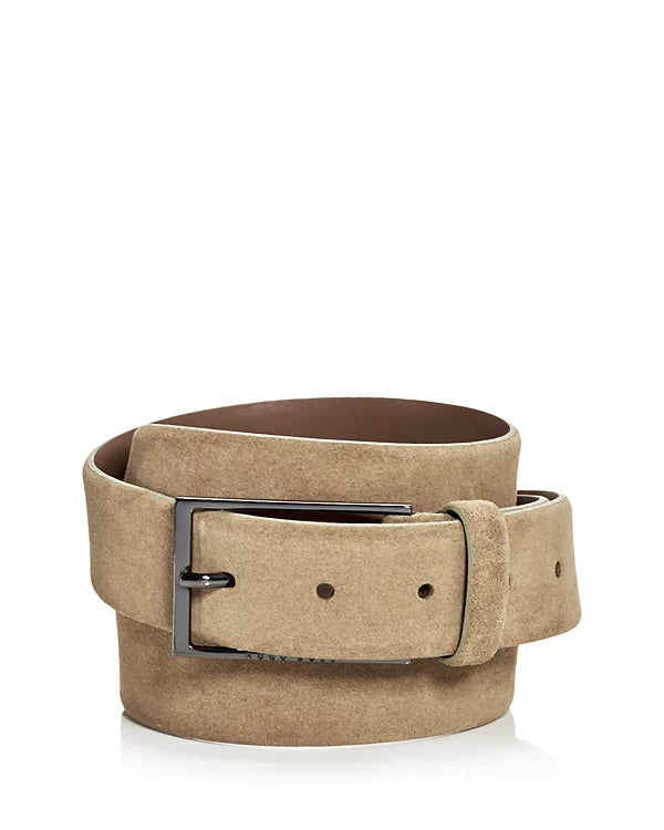 Hugo Boss Calindo Leather Belt Brown