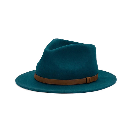 Avenel Nolan Wool Felt Fedora Teal