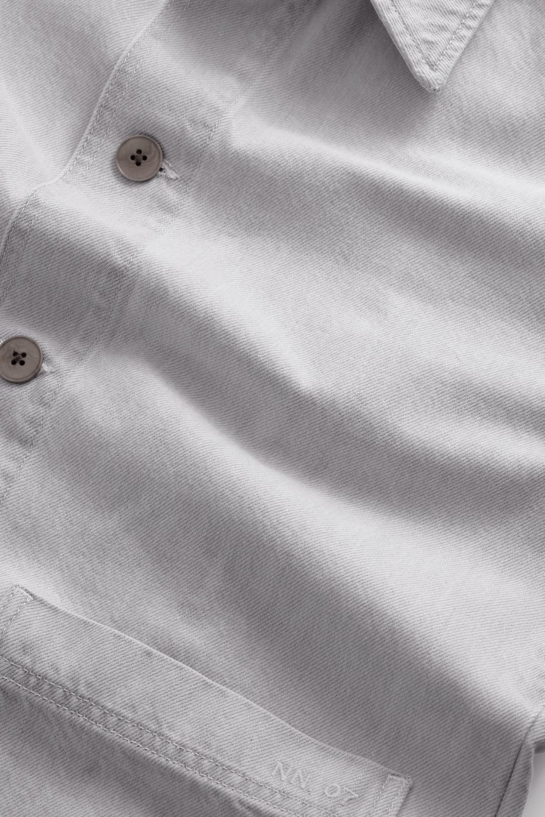 NN07 Ollie Cardigan Light Grey Denim