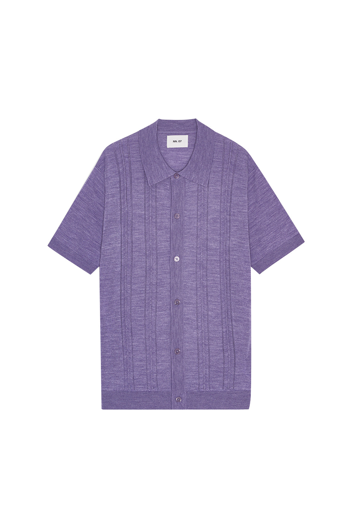 NN07 Thor SS Cardigan Violet