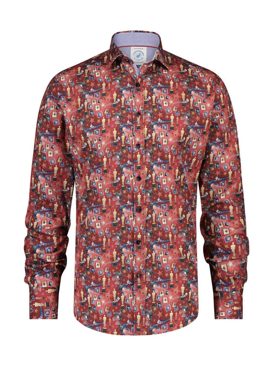 A Fish Named Fred Oscar Shirt Red