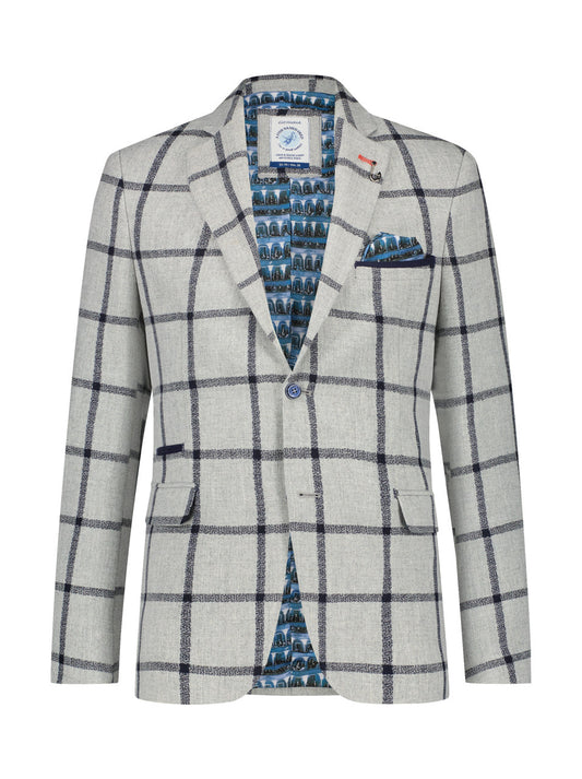 A Fish Named Fred Check Sportscoat White