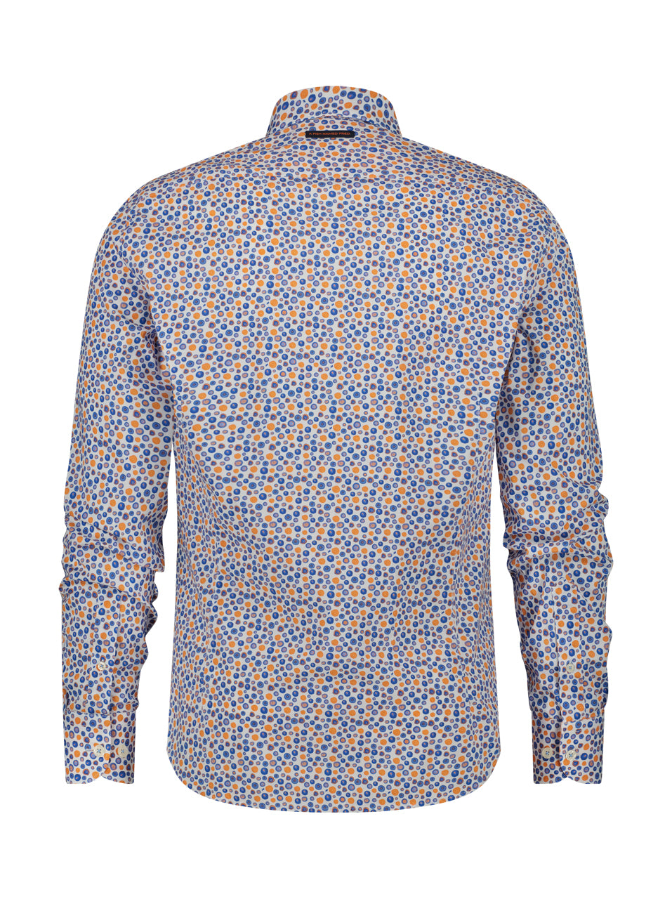 A Fish Named Fred Watercolor LS Shirt Orange