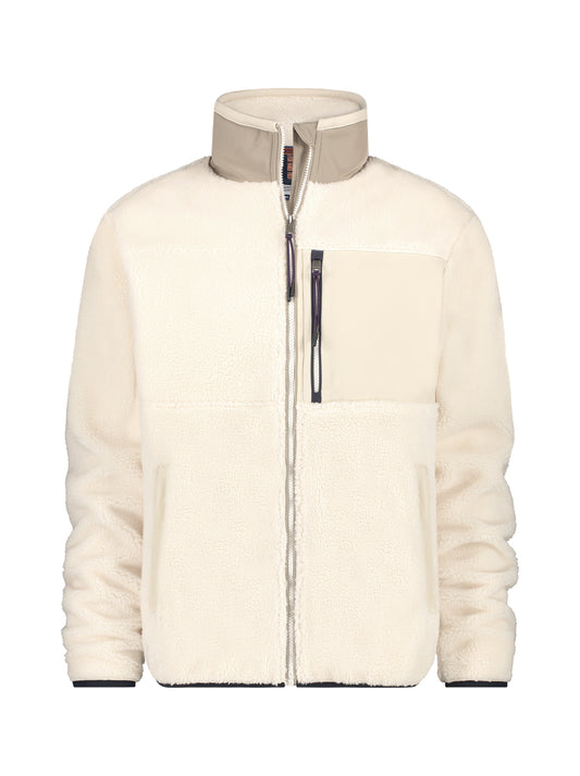 A Fish Named Fred Off White Polar Fleece Jacket