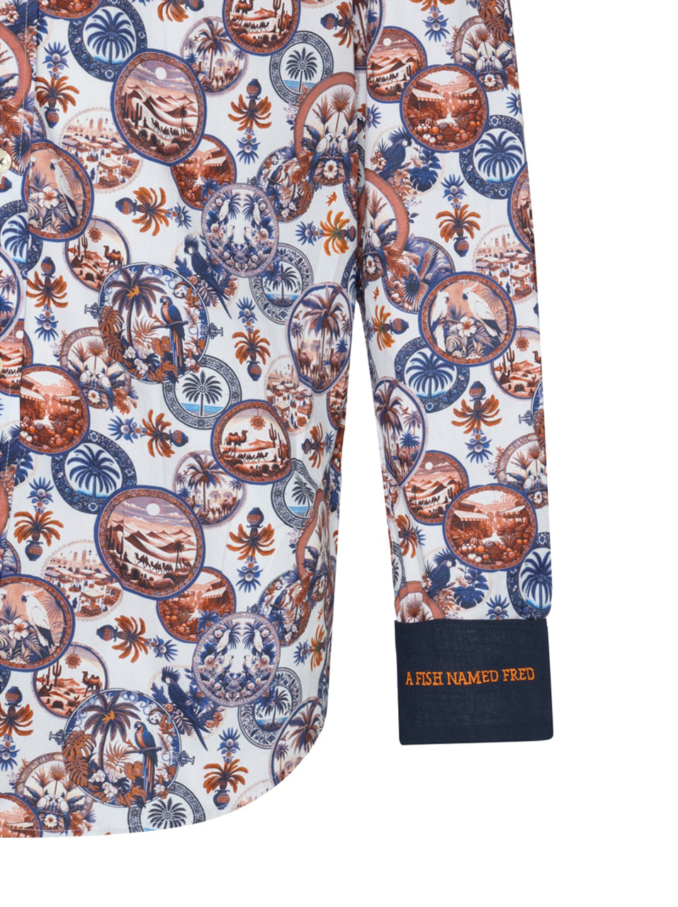 A Fish Named Fred LS Casual Shirt Desert