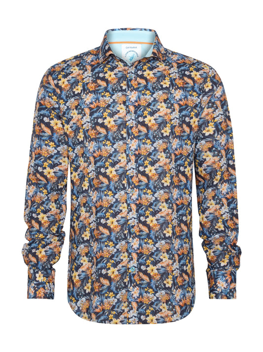 A Fish Named Fred LS Casual Shirt Floral