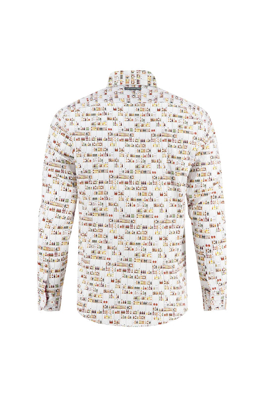 A Fish Named Fred Liquor Store LS Shirt Off-White