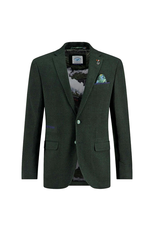 A Fish Named Fred Pique Sportscoat Dark Green