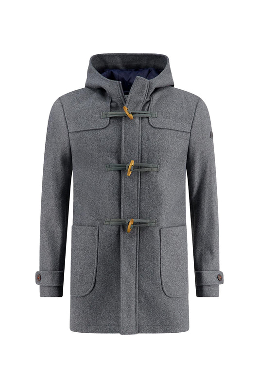 A Fish Named Fred Duffle Coat Dark Grey