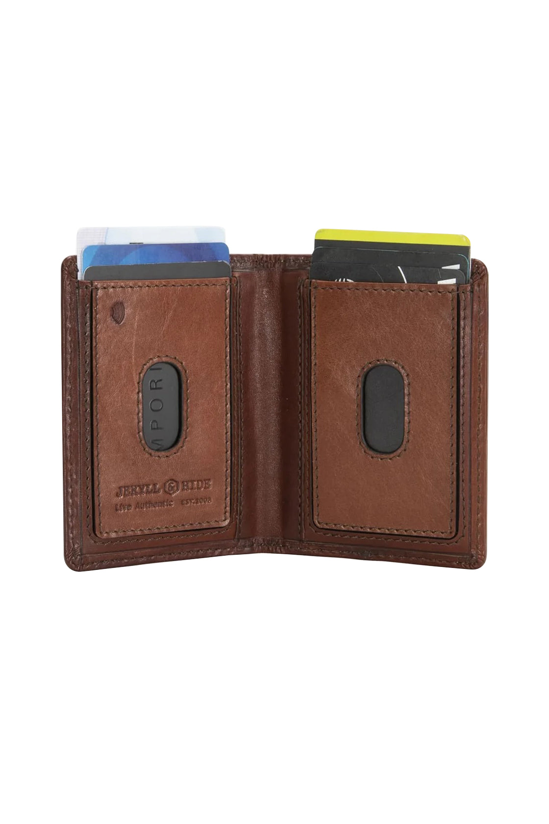 Jekyll & Hide Slim Elasticated Card Holder Mocha