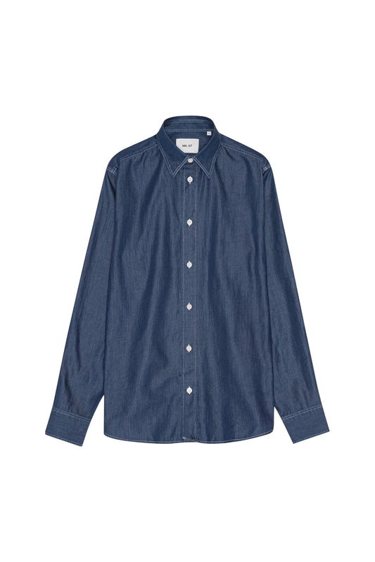 NN07 Colby 5765 Denim LS Shirt Medium Indigo