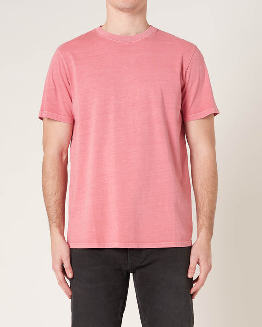 Neuw Organic Band Tee Washed Magenta