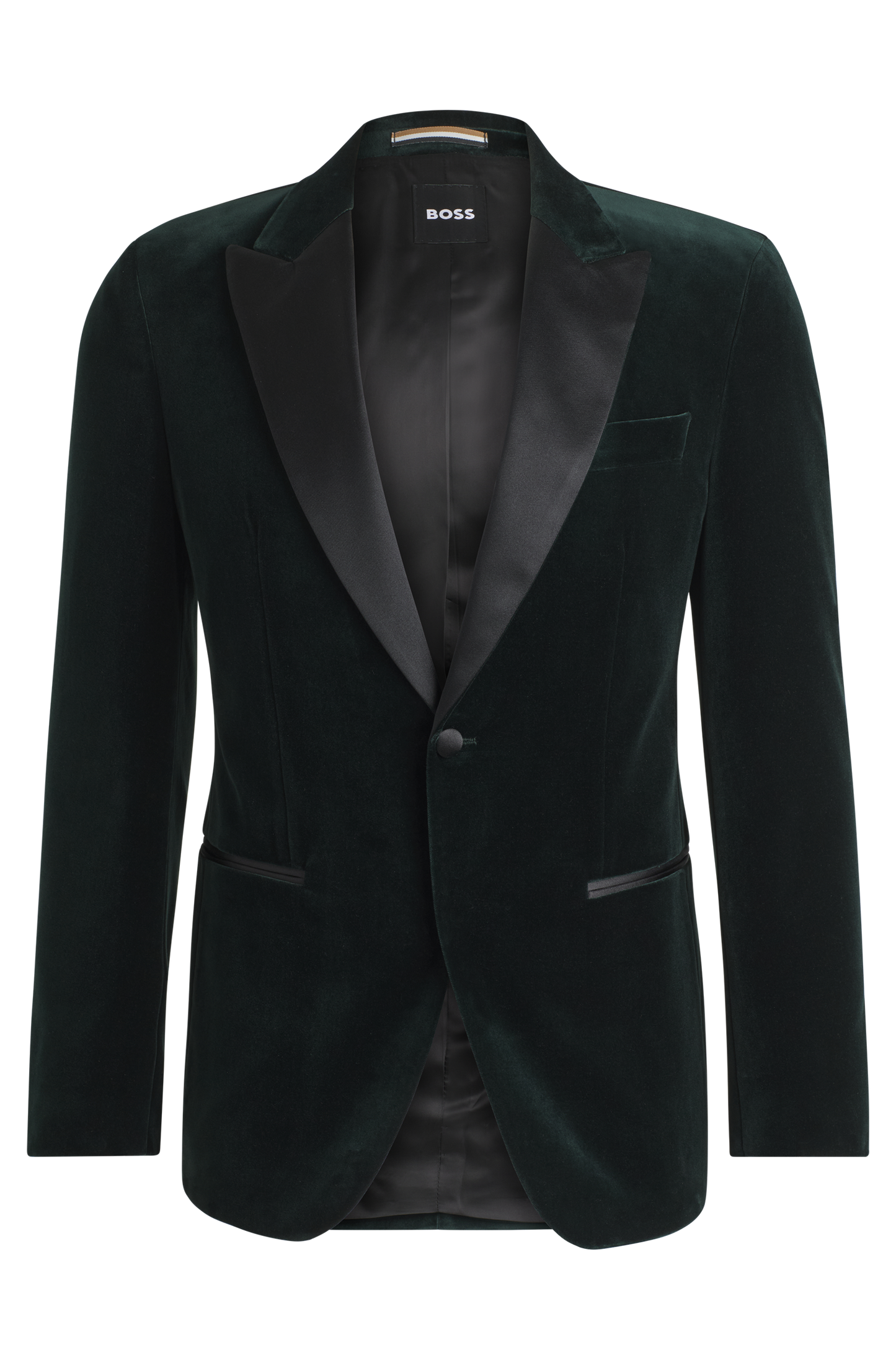 Hugo Boss Hutson Tux Jacket Open Green