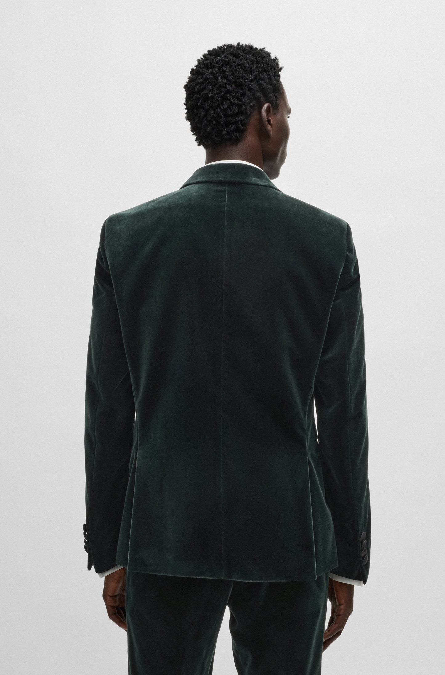 Hugo Boss Hutson Tux Jacket Open Green