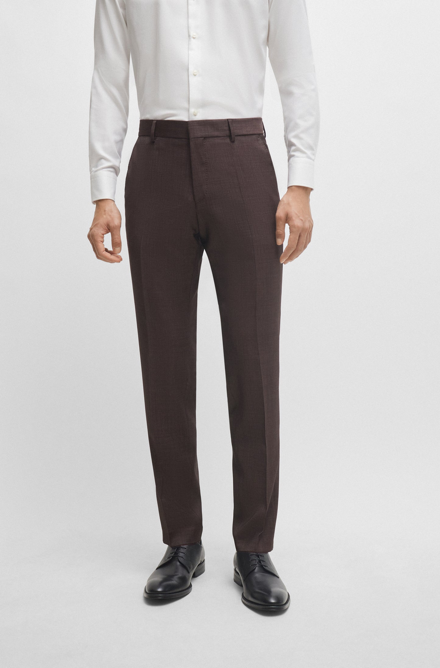 Hugo Boss H-Huge 3pc Suit Dk Red
