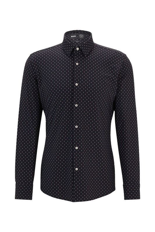 Hugo Boss Hank Kent Slim Shirt Black