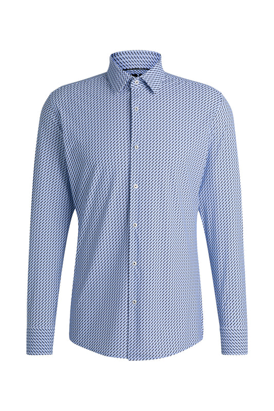 Hugo Boss Hank Kent Slim Shirt Light Pastel Blue