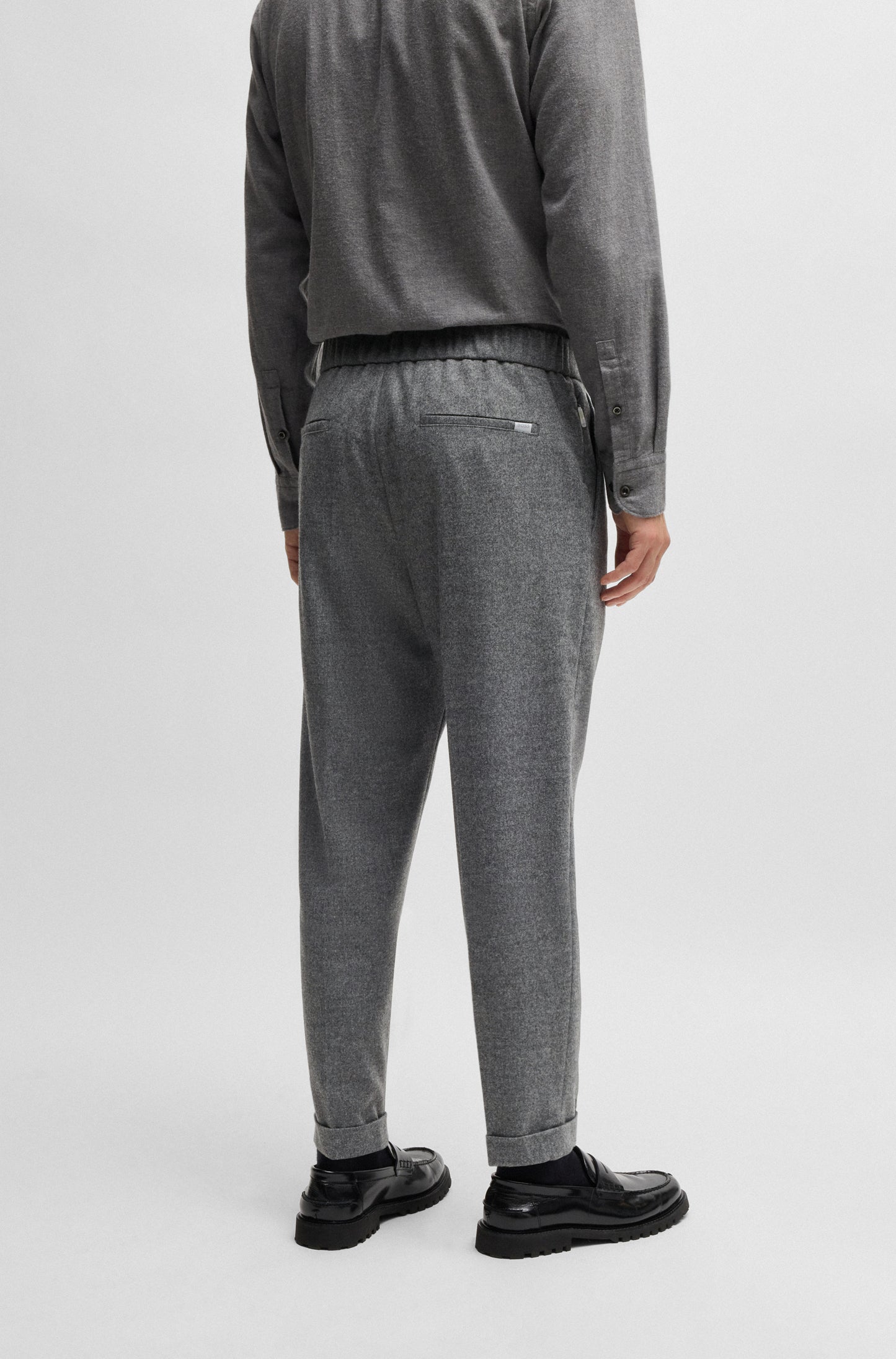 Hugo Poss Prian Trouser Silver