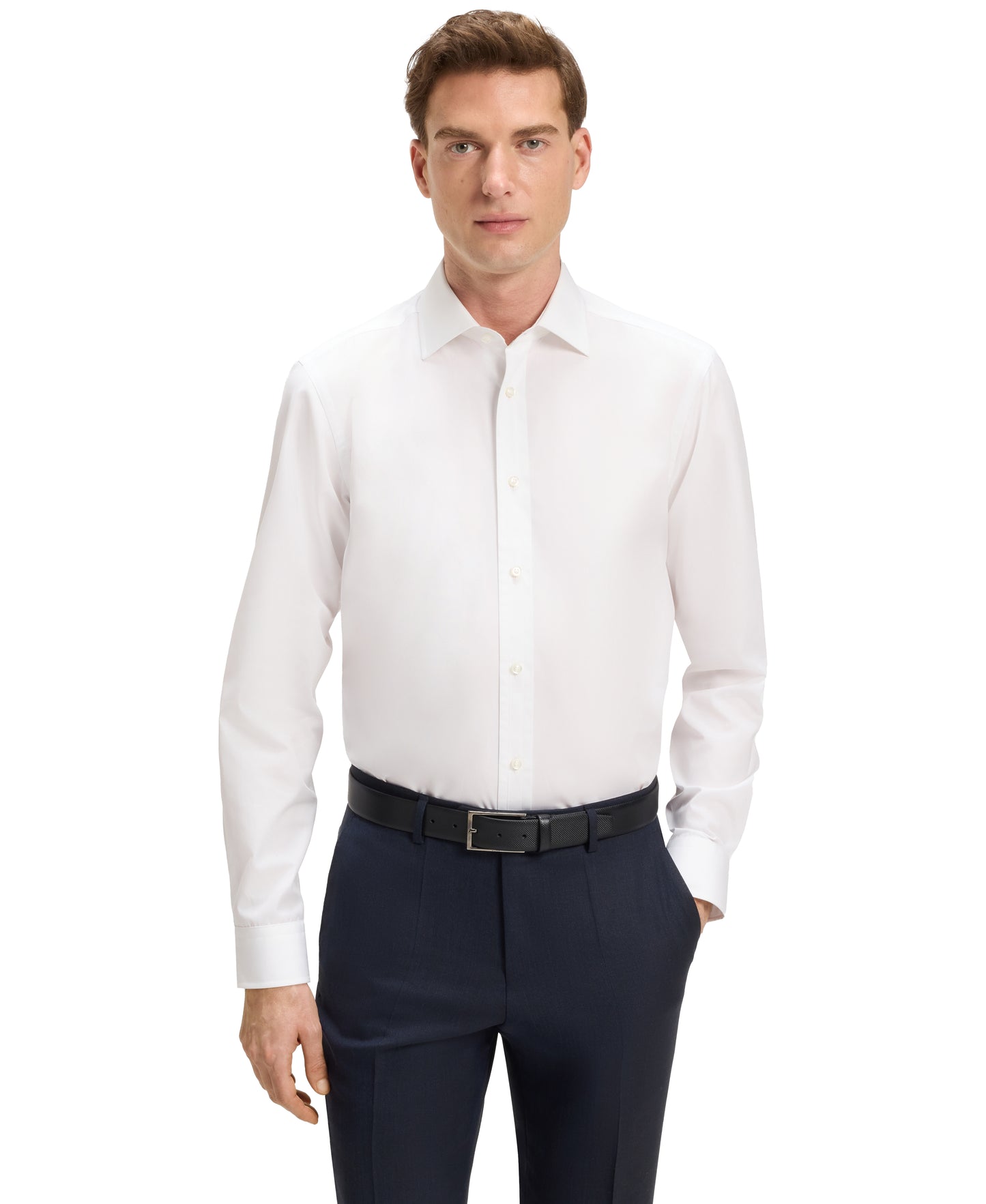 BECKHAM x BOSS Slim-Fit White Shirt