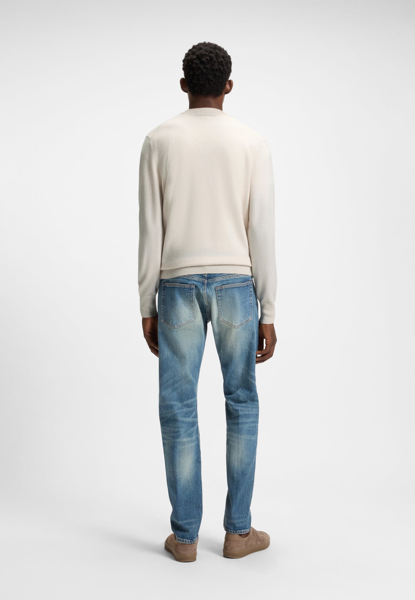 BECKHAM x BOSS cardigan in 100% cashmere