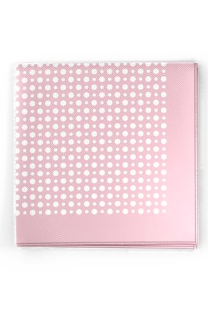 BECKHAM x BOSS Printed Silk Pocket Square Light Pastel Pink
