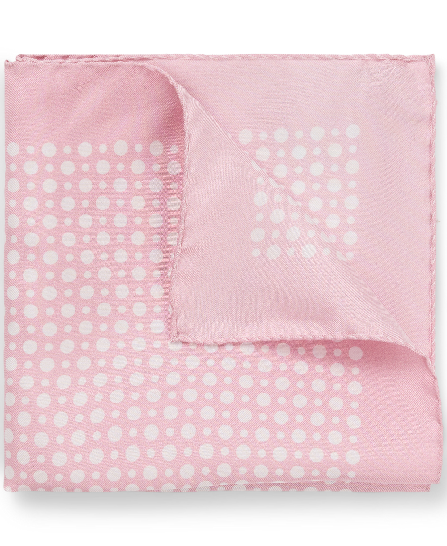 BECKHAM x BOSS Printed Silk Pocket Square Light Pastel Pink