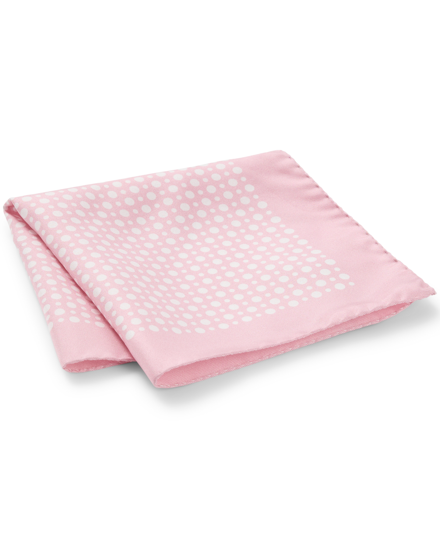 BECKHAM x BOSS Printed Silk Pocket Square Light Pastel Pink