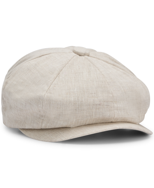 BECKHAM x BOSS Linen Baker-Boy Cap