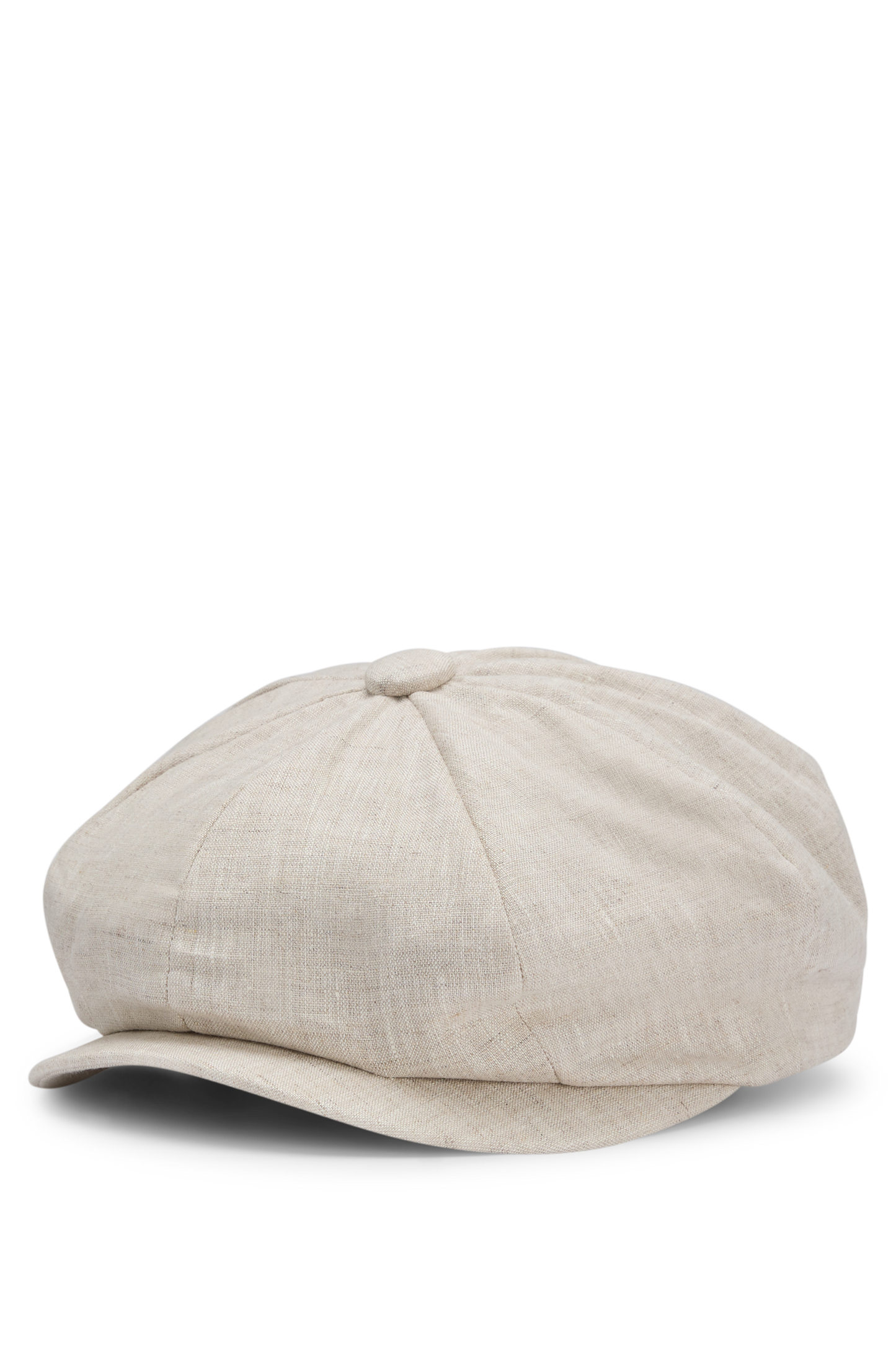 BECKHAM x BOSS Linen Baker-Boy Cap