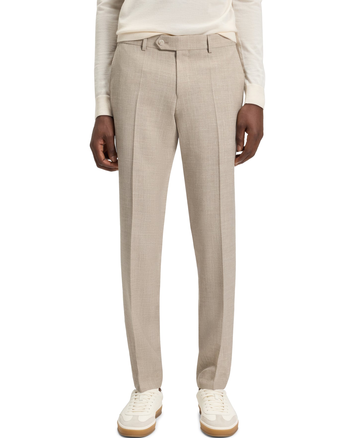 Beckham X Hugo Boss Wool Blend Beige Suit