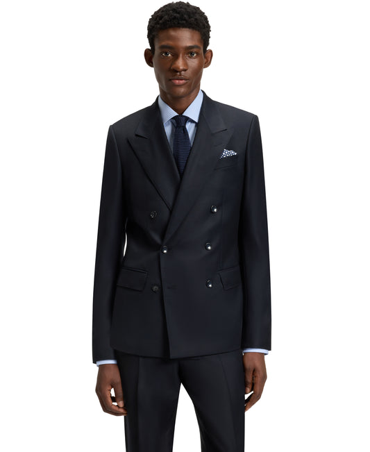 BECKHAM x BOSS Double Breasted Slim-Fit Suit