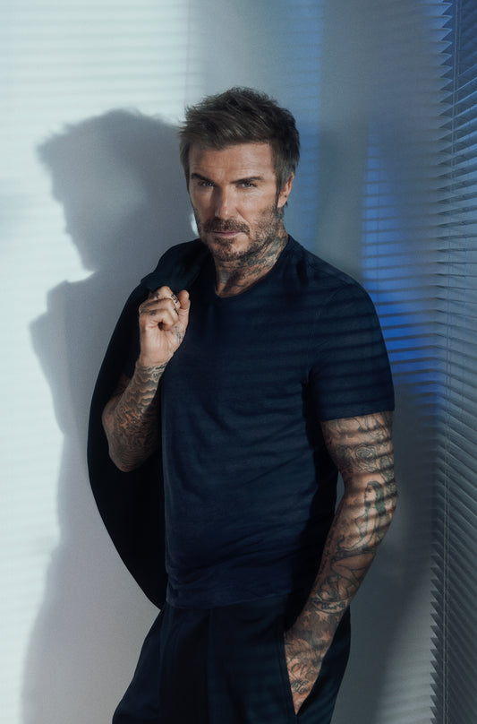 BECKHAM x BOSS T-shirt in Soft Linen