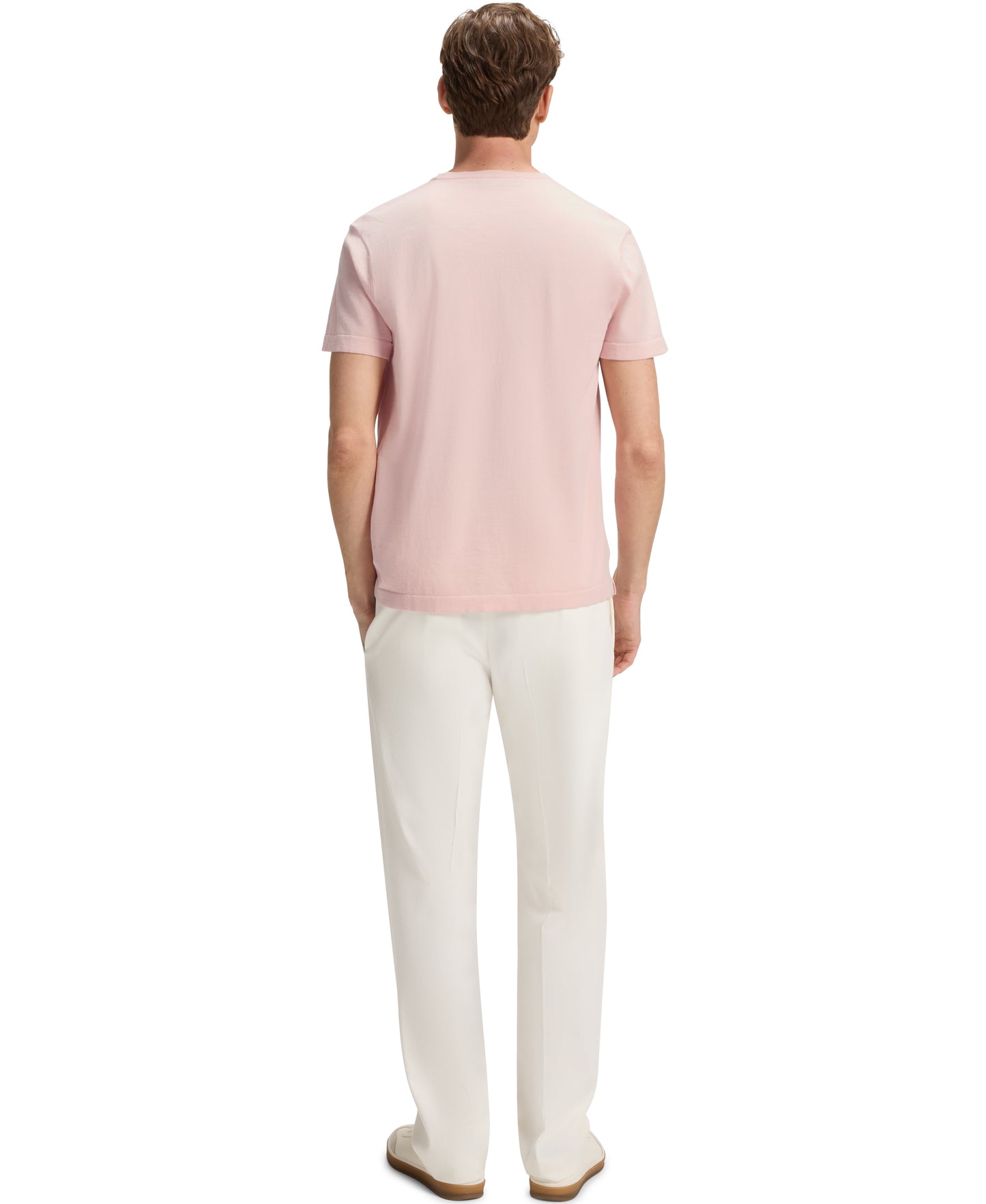 BECKHAM x BOSS Knitted Short Sleeve Sweater