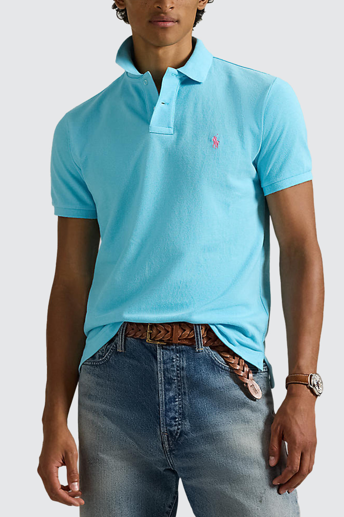 Polo Ralph Lauren Iconic Mesh Polo Turquoise