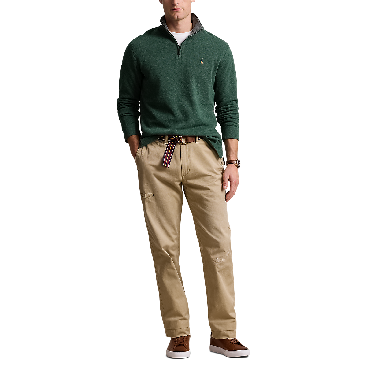 Polo Ralph Lauren Half Zip Top Scotch Pine