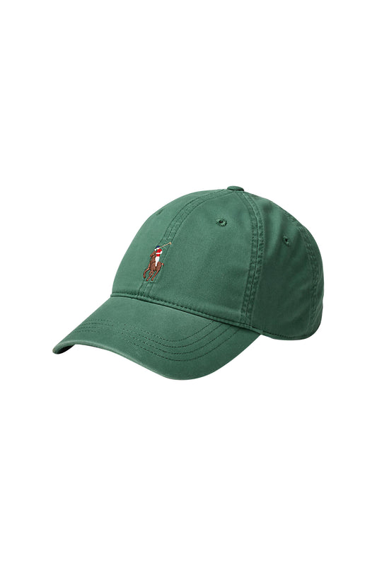 Polo Ralph Lauren Stretch-Cotton Twill Ball Cap Washed Forest