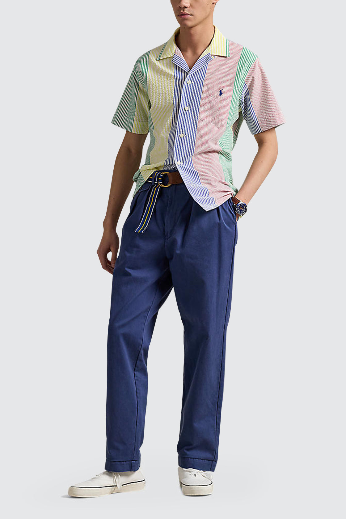 Polo Ralph Lauren Classic Fit Seersucker SS Shirt Multi Stripe