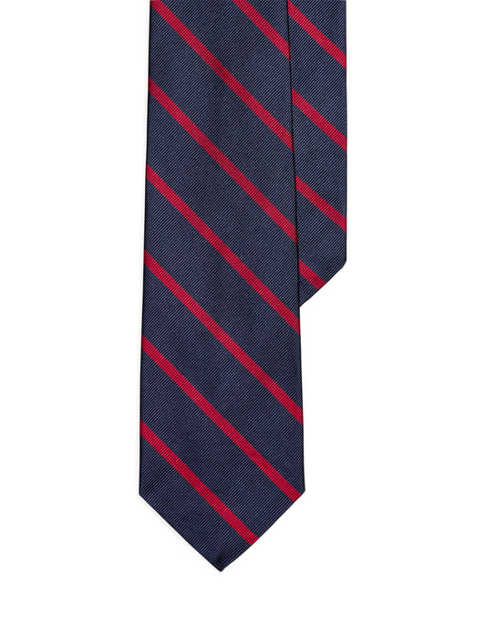 Polo Ralph Lauren Stripe Bar Tie Navy/Red