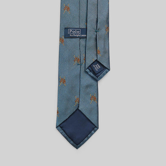 Polo Ralph Lauren Neck Tie Horsehead Crops Blue