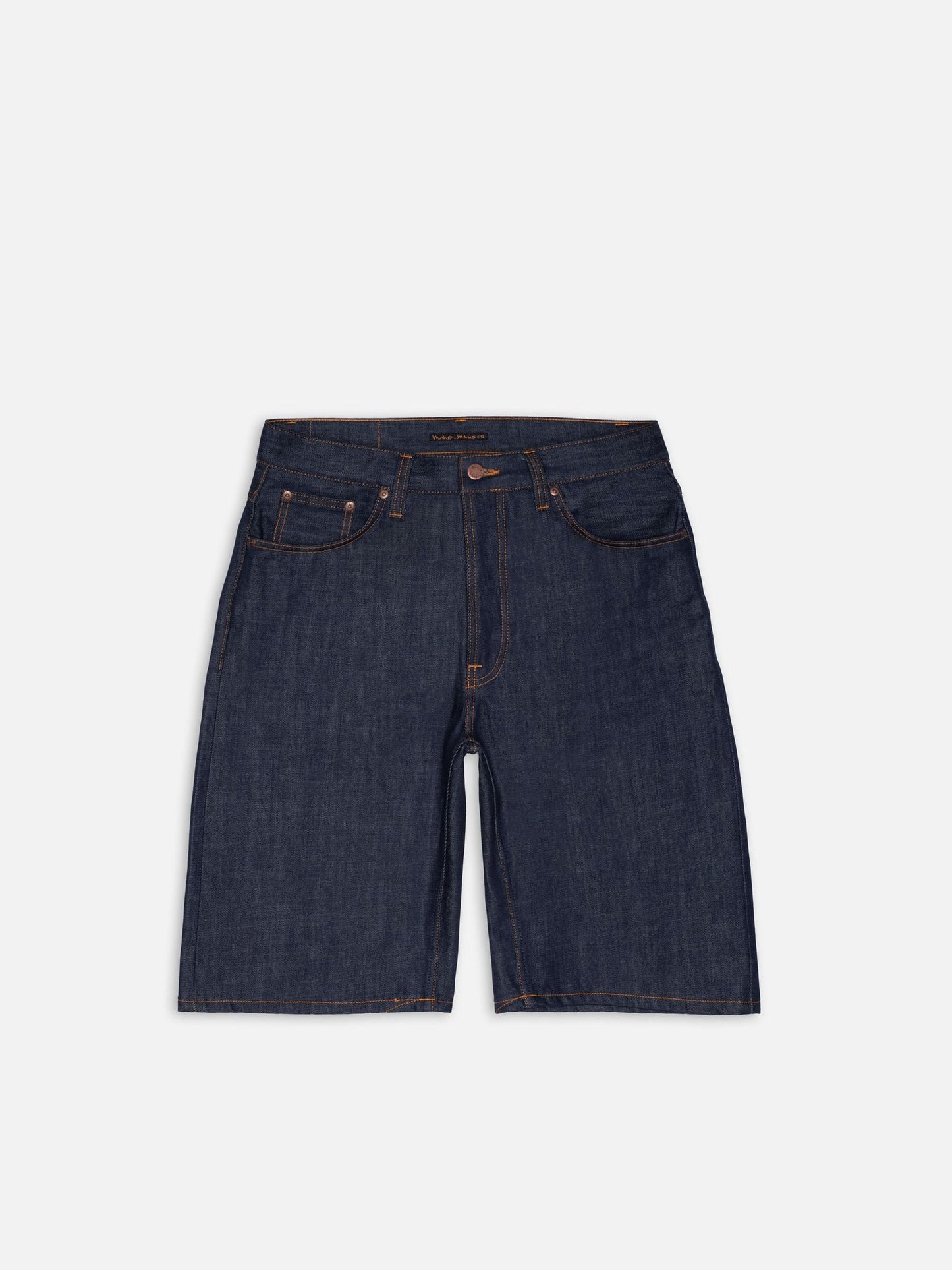 Nudie Jeans Zeb Denim Shorts Dry Streaky Dark