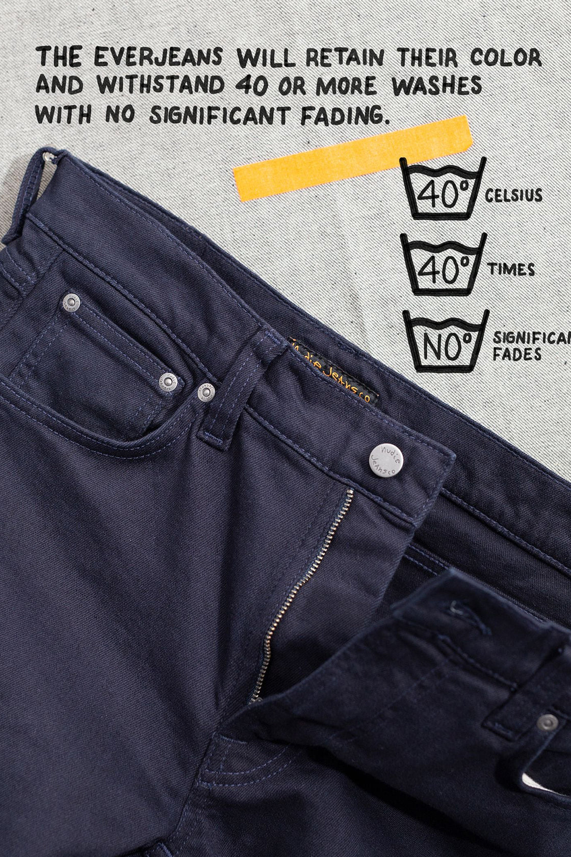 Nudie Jeans Lean Dean Jean L32 Everblue