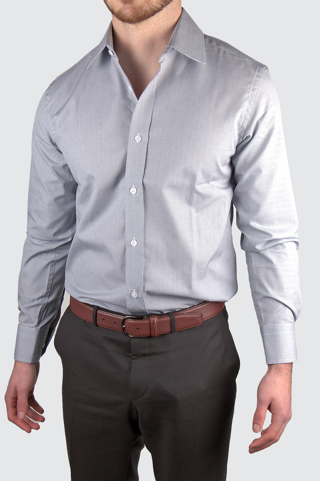 Boston Liberty Business LS Shirt Grey