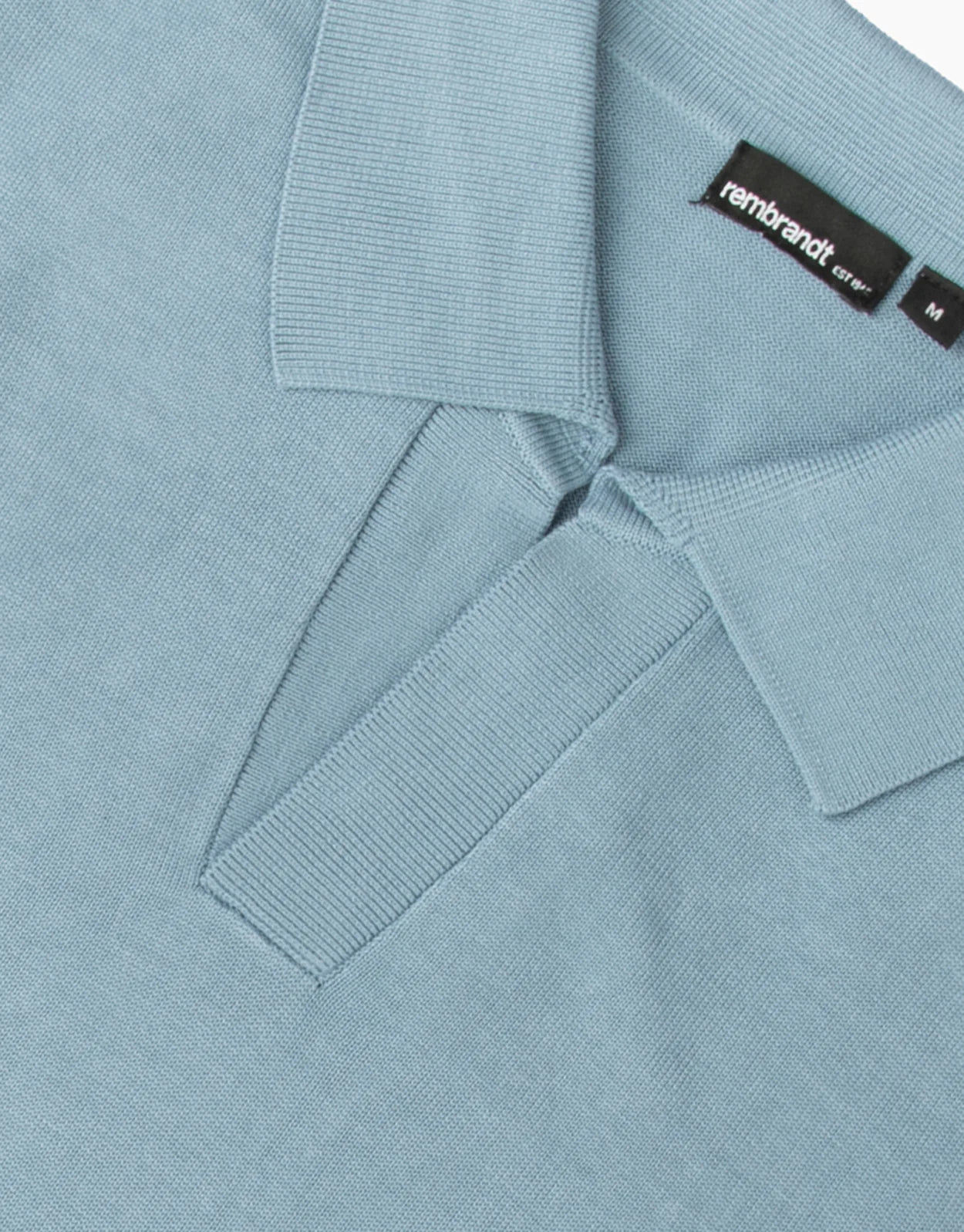 Rembrandt Amalfi Knitted Polo Blue