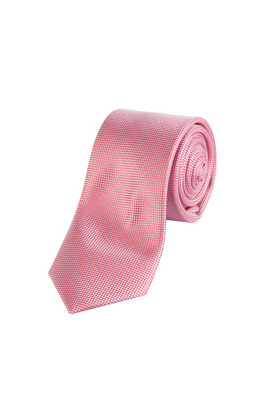 Carlo Visconti Dusty Rose Self Pattern Tie 7cm