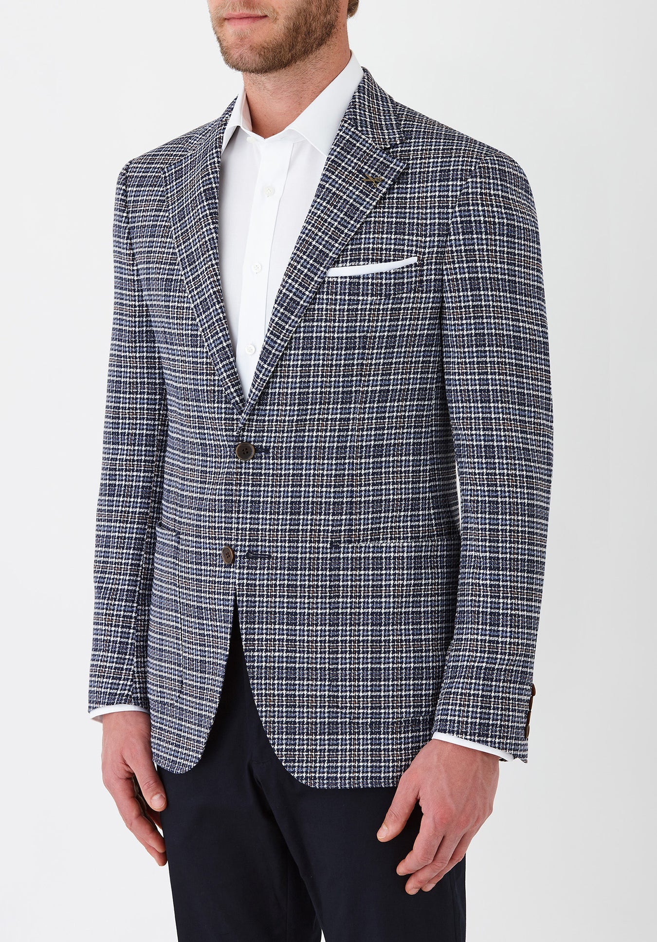 Routleys 3D Wool Jacket Check