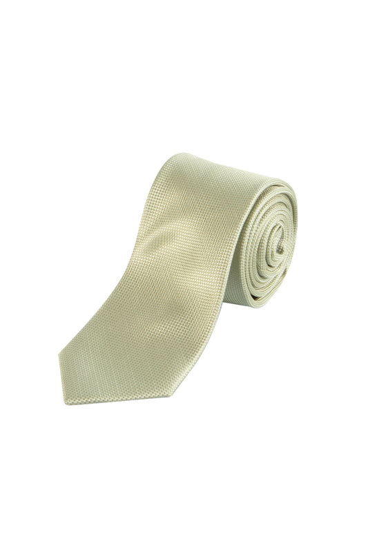 Carlo Visconti Foam Green Self Pattern Tie 7cm