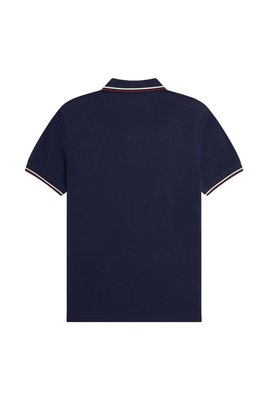 Fred Perry Twin Tipped Shirt Tennis Blue/Ecru/Oxblood