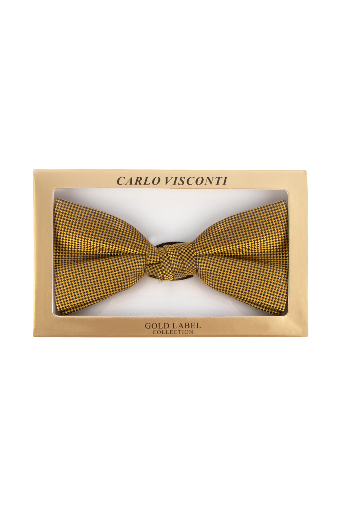 Carlo Visconti Gold Self Pattern Bow