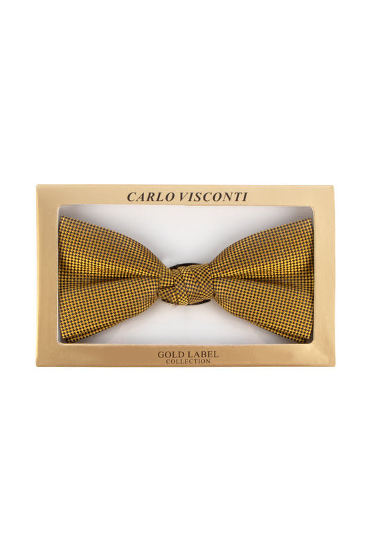 Carlo Visconti Gold Self Pattern Bow