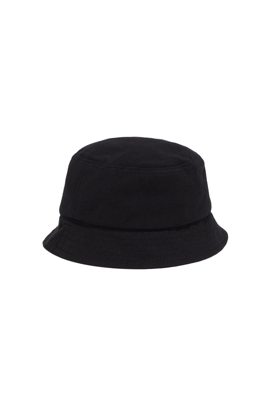 Fred Perry Pique Bucket Hat Black & Snow White Black